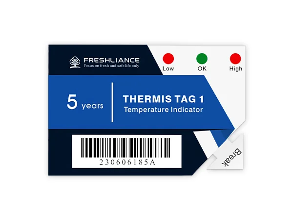 Freshliance Thermis Tag 1 electronic temperature indicator